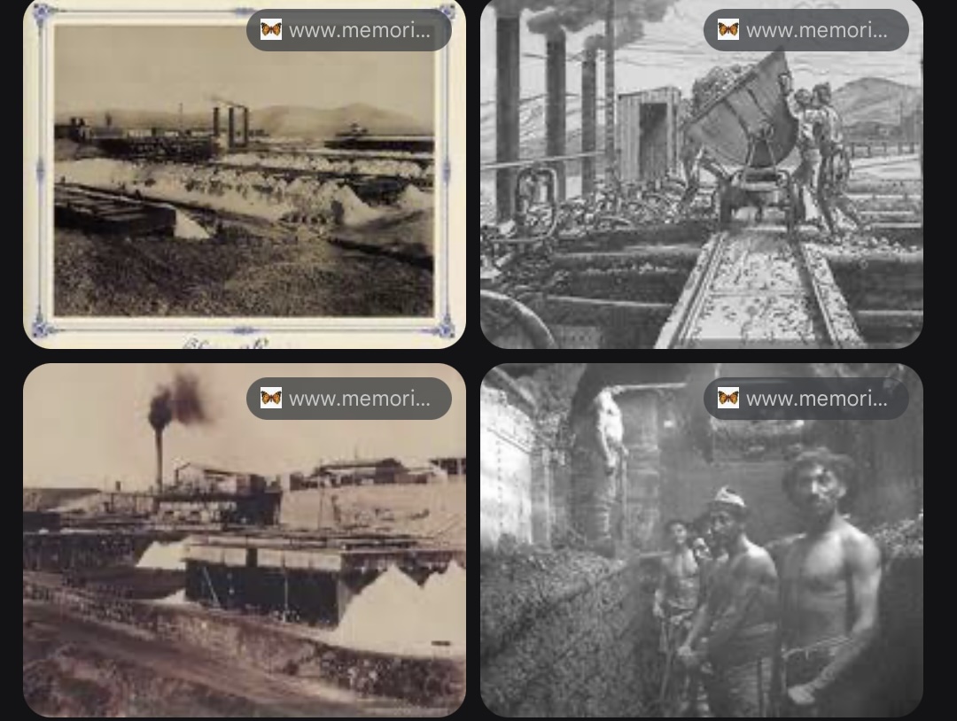 Fotografías históricas de oficinas salitreras